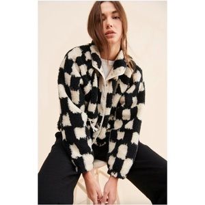 Free People Hit the Slopes Checkered Jacket